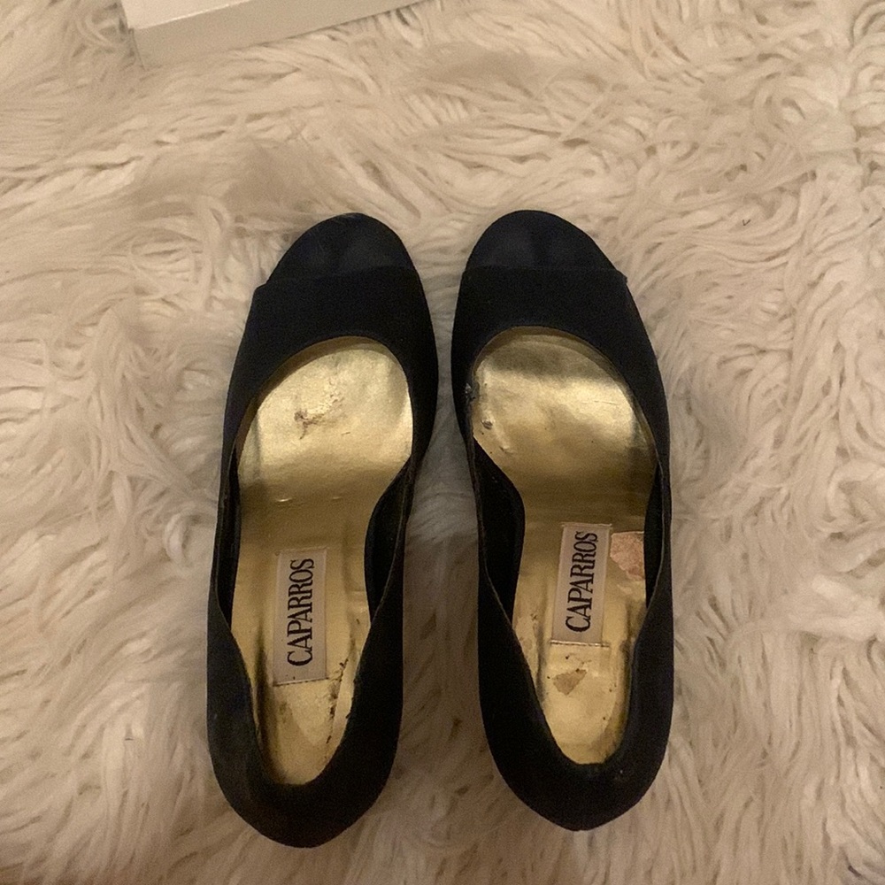 Caparros Interlude Navy Pumps
